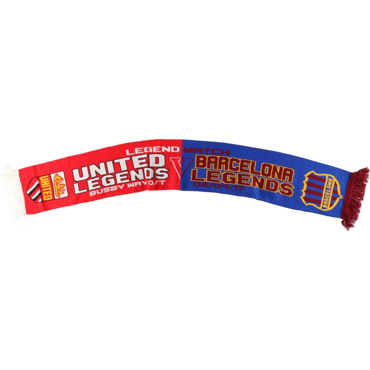 Premier League Manchester United LA LIGA La Liga FC BARCELONA FC Barcelona scarf unclear blue type Vintage Second Hand