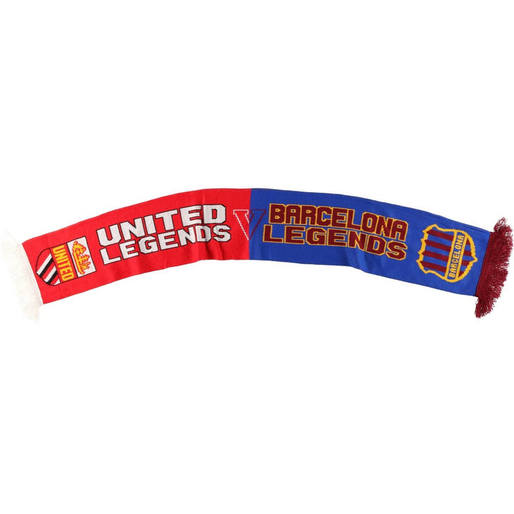 Premier League Manchester United LA LIGA La Liga FC BARCELONA FC Barcelona scarf unclear blue type Vintage Second Hand