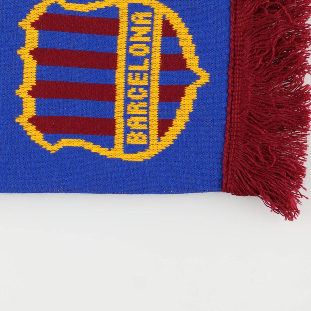 Premier League Manchester United LA LIGA La Liga FC BARCELONA FC Barcelona scarf unclear blue type Vintage Second Hand