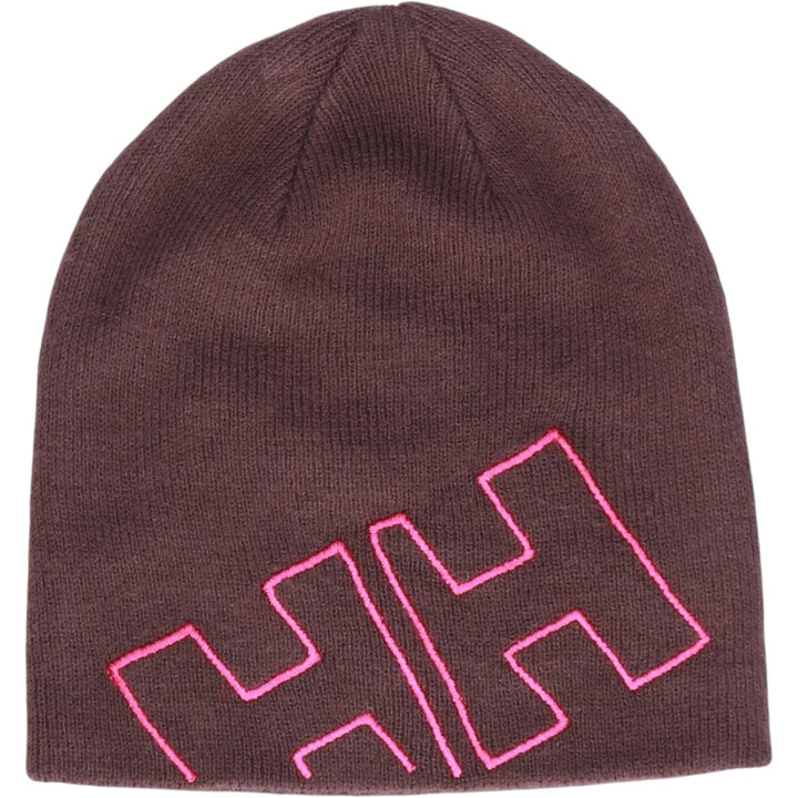 Helly Hansen knit beanie, one size fits all acrylic purple type Vintage Second Hand
