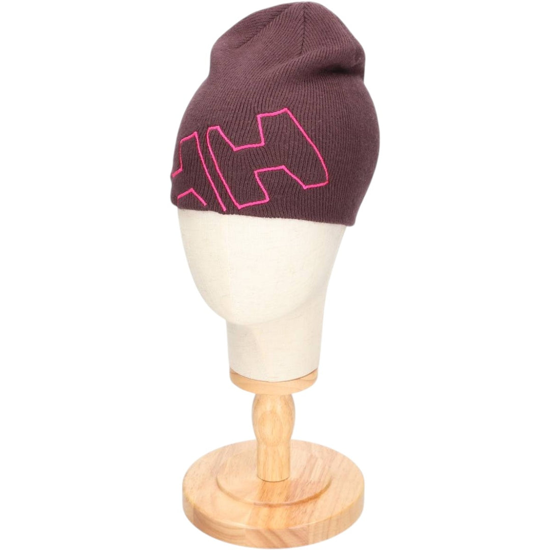 Helly Hansen knit beanie, one size fits all acrylic purple type Vintage Second Hand
