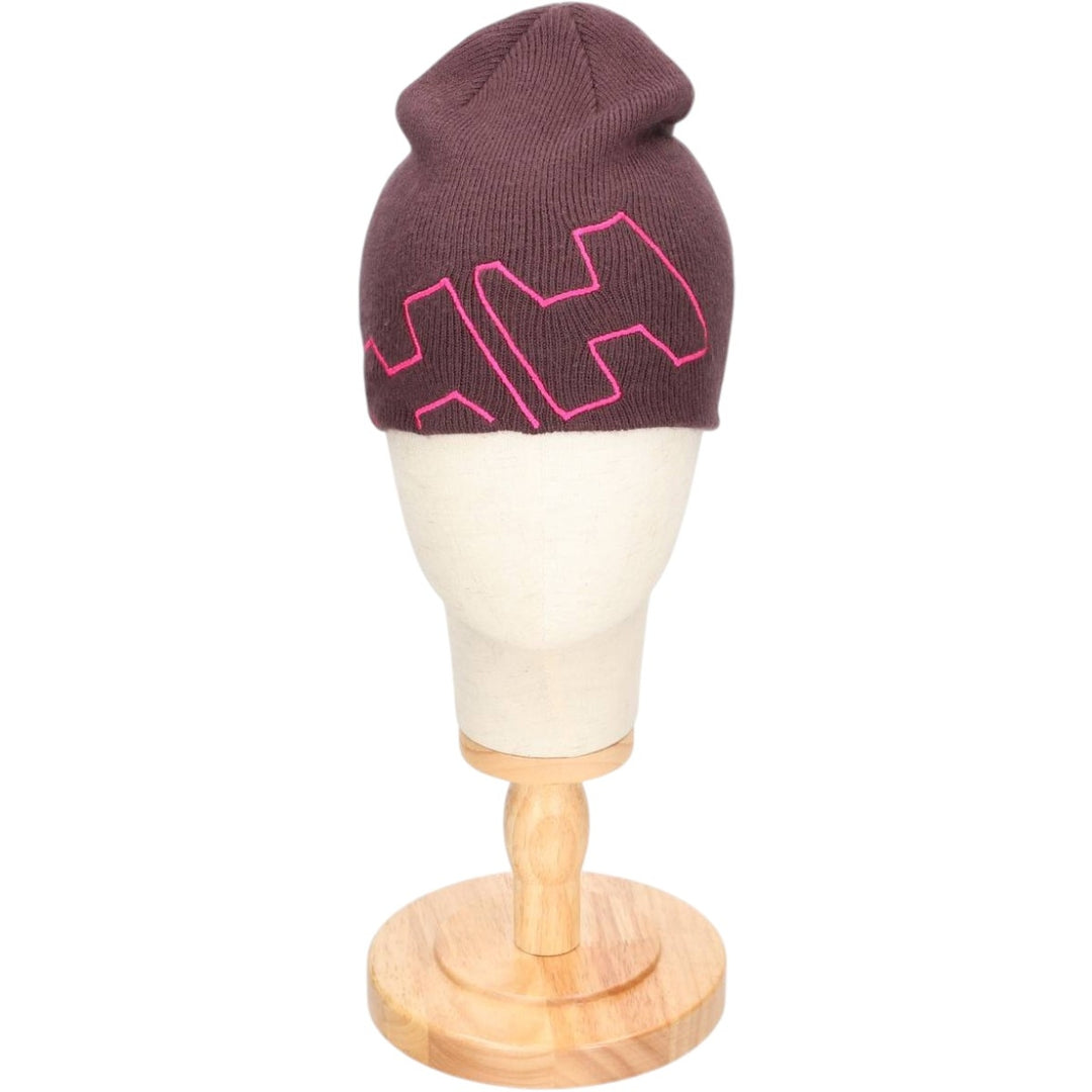 Helly Hansen knit beanie, one size fits all acrylic purple type Vintage Second Hand
