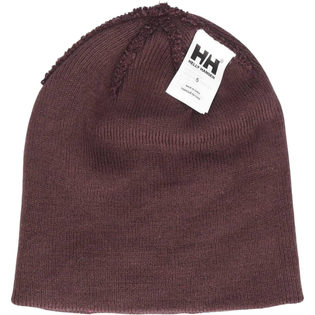 Helly Hansen knit beanie, one size fits all acrylic purple type Vintage Second Hand