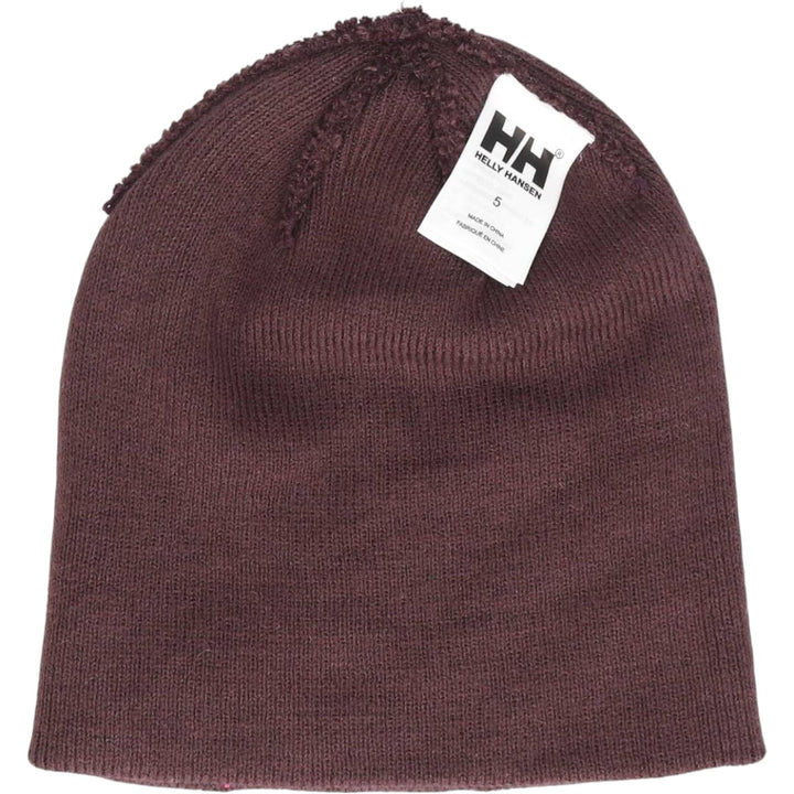 Helly Hansen knit beanie, one size fits all acrylic purple type Vintage Second Hand