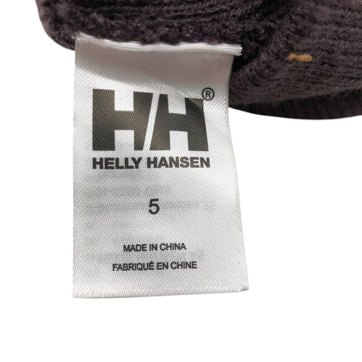 Helly Hansen knit beanie, one size fits all acrylic purple type Vintage Second Hand