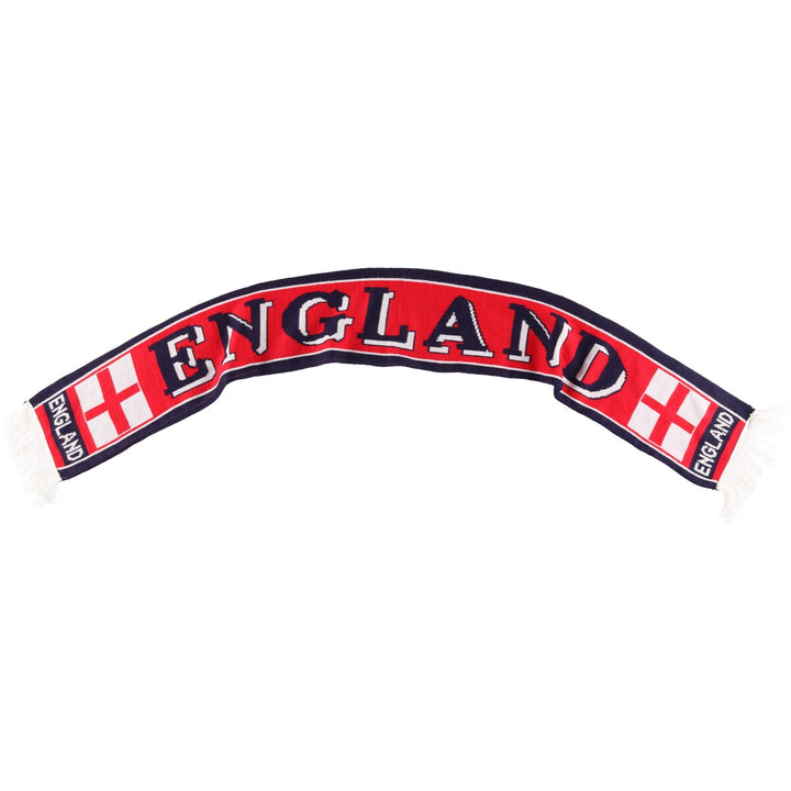 COUNTRY WEAR ENGLAND England National Team Soccer Acrylic Scarf Made in the UK acrylic navy blue type Vintage Second Hand