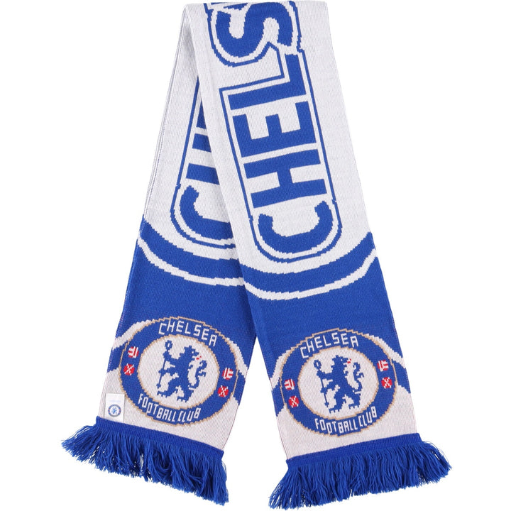 Premier League Chelsea FC Soccer Acrylic Scarf, Made in the UK acrylic blue type Vintage Second Hand