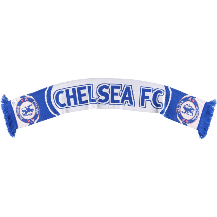Premier League Chelsea FC Soccer Acrylic Scarf, Made in the UK acrylic blue type Vintage Second Hand