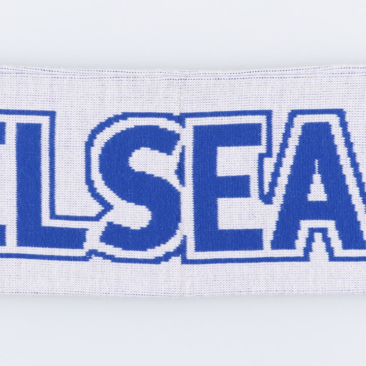 Premier League Chelsea FC Soccer Acrylic Scarf, Made in the UK acrylic blue type Vintage Second Hand