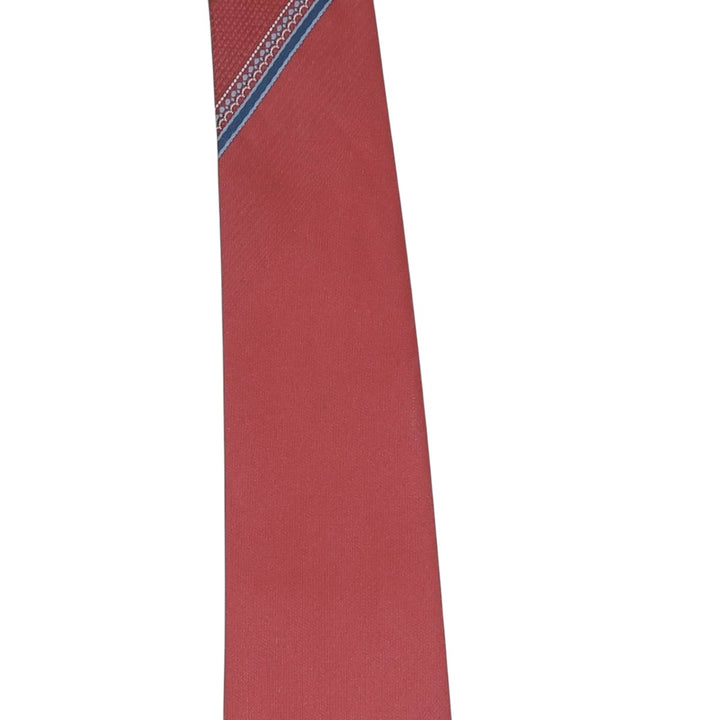 Yves Saint Laurent Multistripe Tie polyester bordeaux Vintage Second Hand