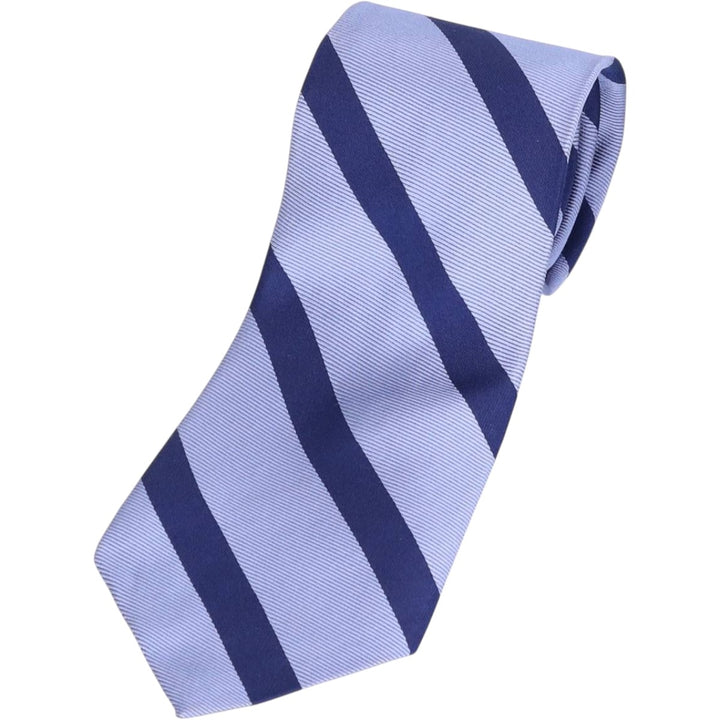 Ralph Lauren Lauren Stripe Pattern Tie Made in USA silk blue type Vintage Second Hand