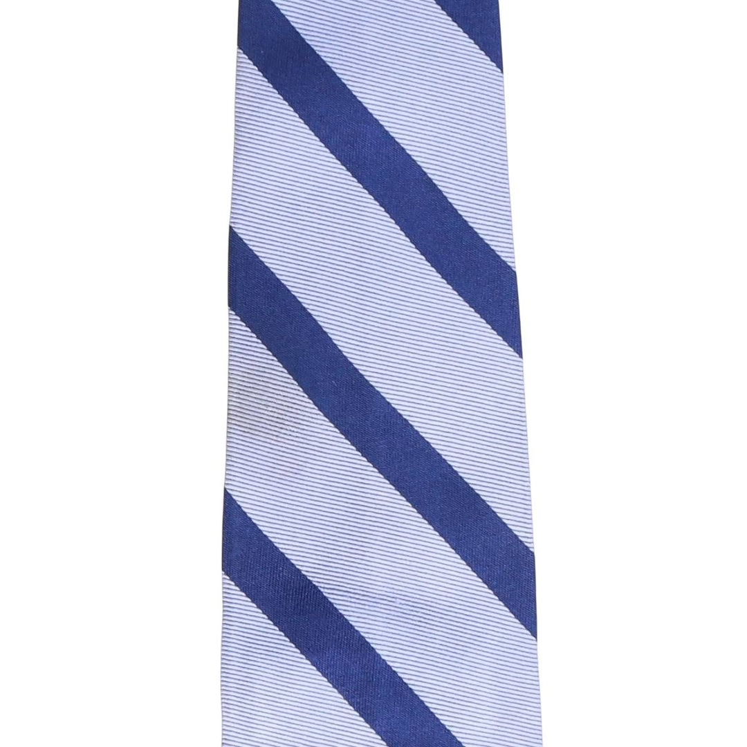 Ralph Lauren Lauren Stripe Pattern Tie Made in USA silk blue type Vintage Second Hand