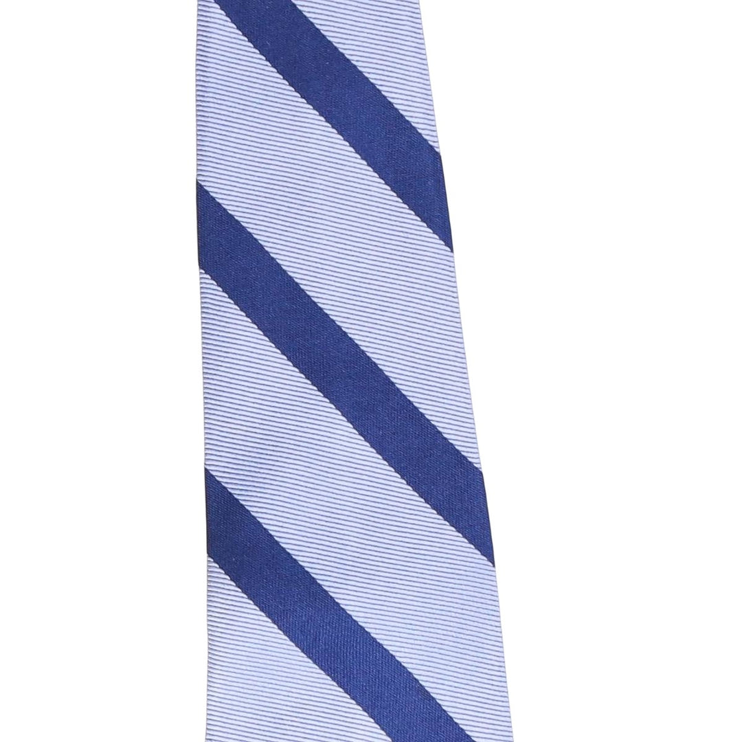Ralph Lauren Lauren Stripe Pattern Tie Made in USA silk blue type Vintage Second Hand