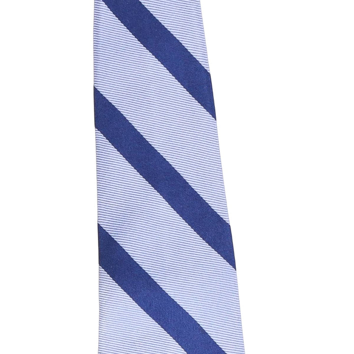 Ralph Lauren Lauren Stripe Pattern Tie Made in USA silk blue type Vintage Second Hand