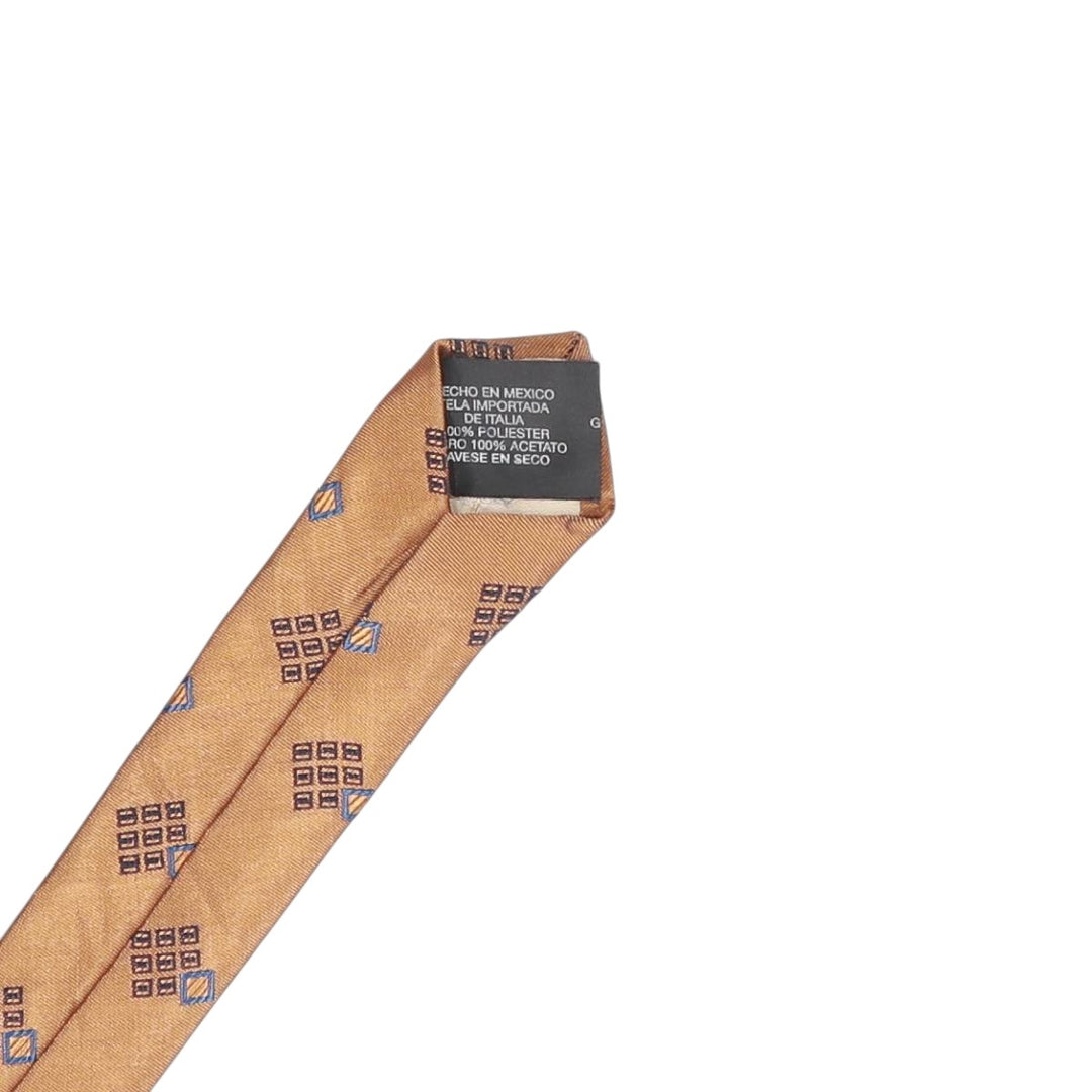 Yves Saint Laurent POUR HOMME all-over print tie polyester brown type Vintage Second Hand