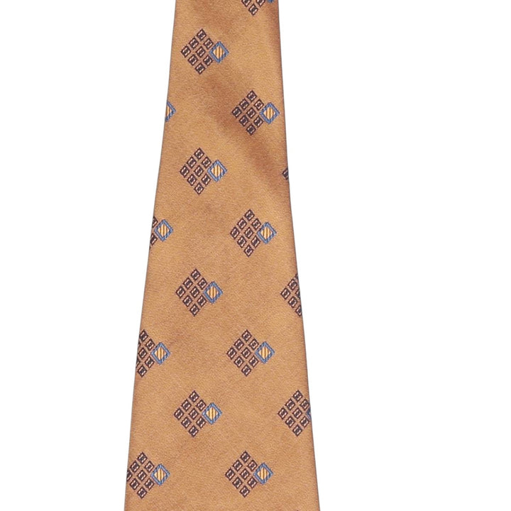 Yves Saint Laurent POUR HOMME all-over print tie polyester brown type Vintage Second Hand