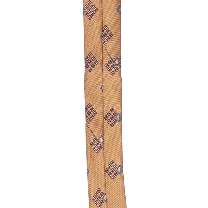 Yves Saint Laurent POUR HOMME all-over print tie polyester brown type Vintage Second Hand