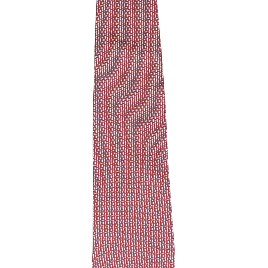 Yves Saint Laurent all-over print tie silk red type Vintage Second Hand