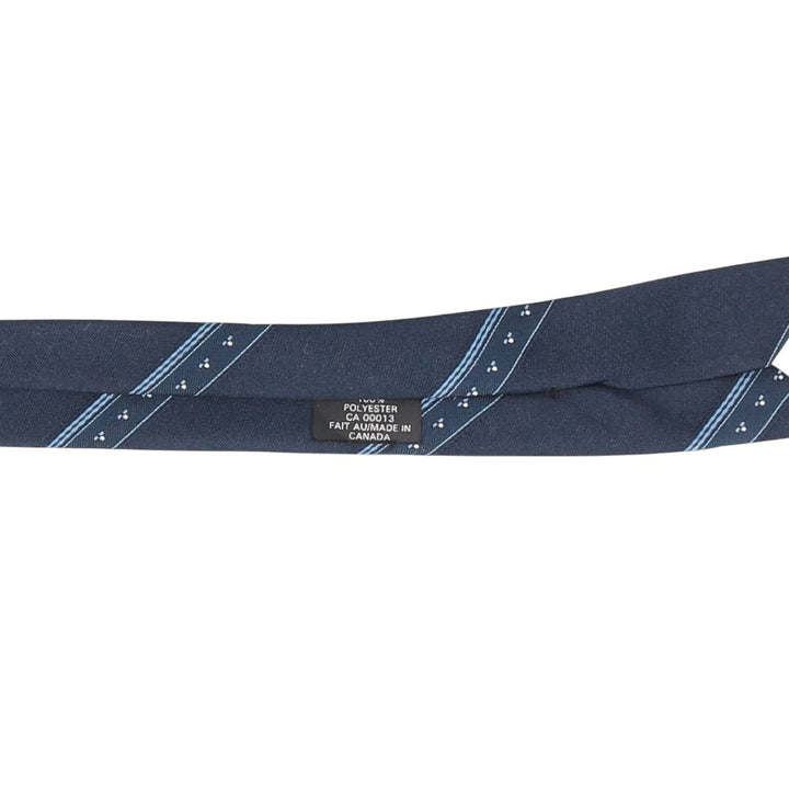 Christian Dior MONSIEUR Tie Made in Canada polyester navy blue type Vintage Second Hand