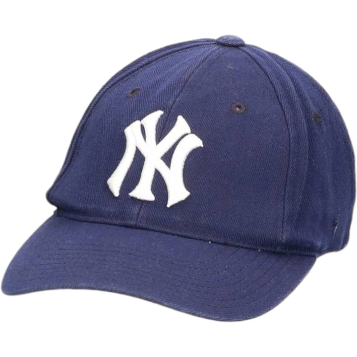 Vintage 90'S Puma New York Yankees Baseball Cap, 6-Panel, One Size Fits All acrylic navy blue type Vintage Second Hand