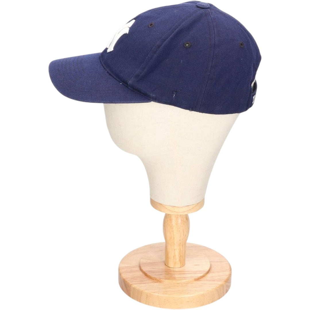 Vintage 90'S Puma New York Yankees Baseball Cap, 6-Panel, One Size Fits All acrylic navy blue type Vintage Second Hand