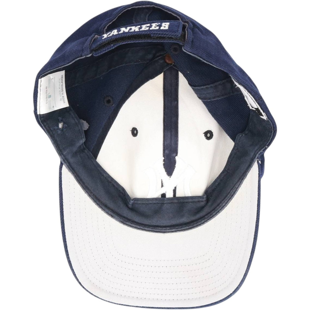 Vintage 90'S Puma New York Yankees Baseball Cap, 6-Panel, One Size Fits All acrylic navy blue type Vintage Second Hand