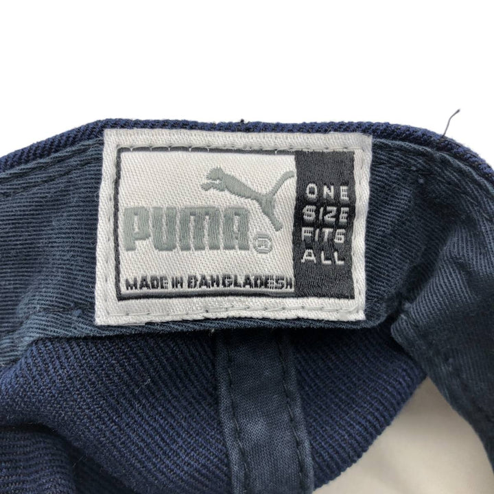 Vintage 90'S Puma New York Yankees Baseball Cap, 6-Panel, One Size Fits All acrylic navy blue type Vintage Second Hand