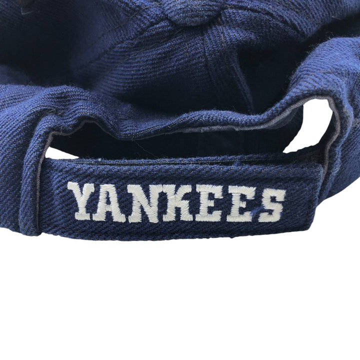 Vintage 90'S Puma New York Yankees Baseball Cap, 6-Panel, One Size Fits All acrylic navy blue type Vintage Second Hand