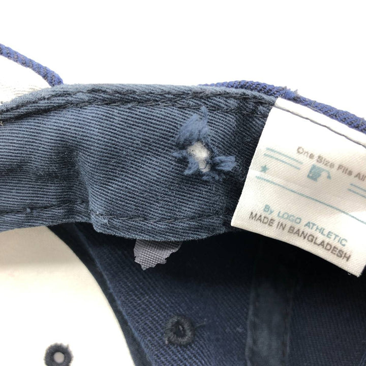 Vintage 90'S Puma New York Yankees Baseball Cap, 6-Panel, One Size Fits All acrylic navy blue type Vintage Second Hand