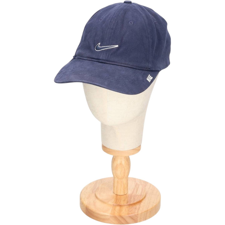 Nike Baseball Cap, 6-Panel Cap, One Size Fits Most cotton navy blue type Vintage Second Hand
