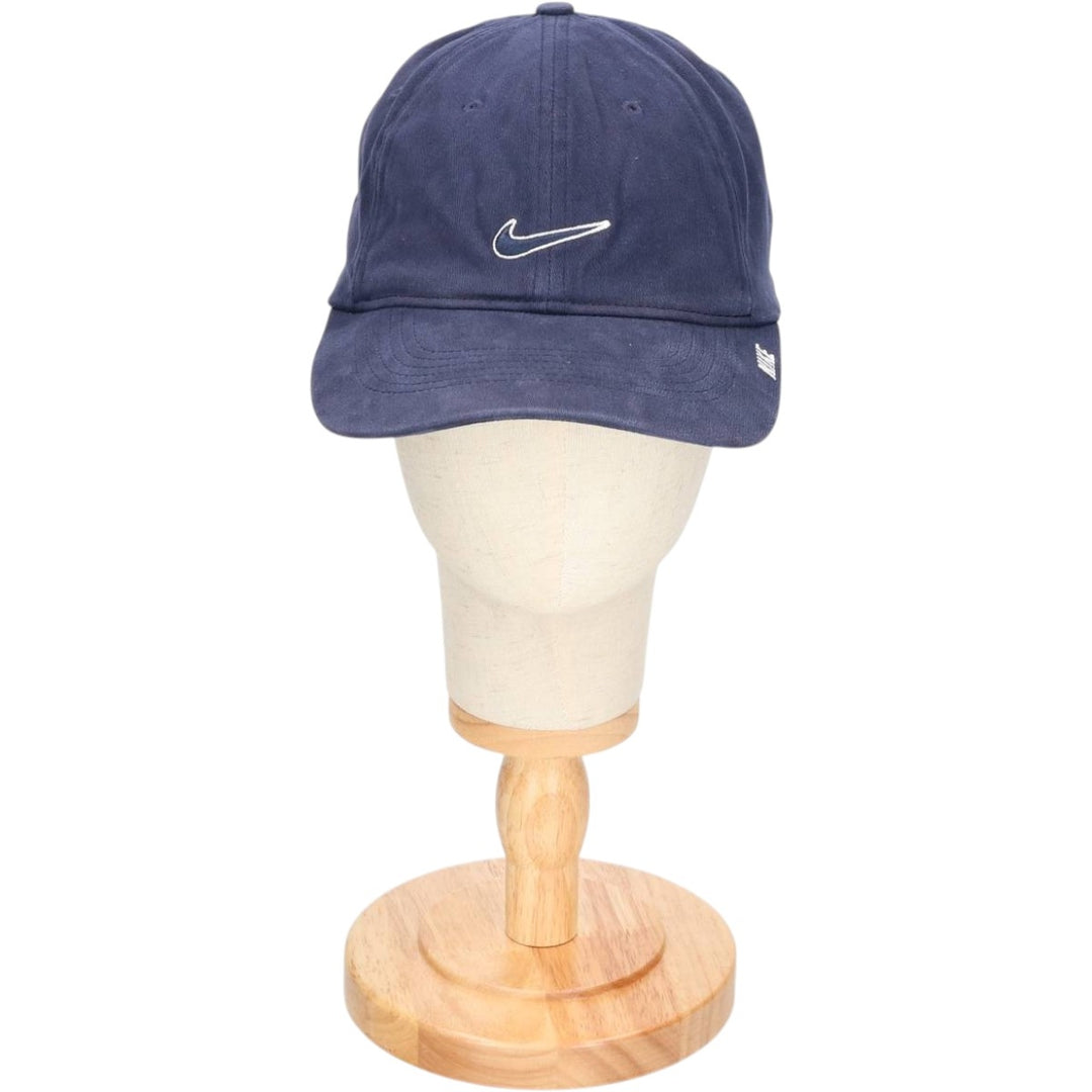 Nike Baseball Cap, 6-Panel Cap, One Size Fits Most cotton navy blue type Vintage Second Hand