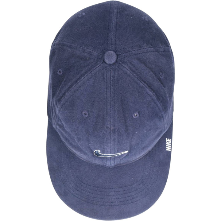 Nike Baseball Cap, 6-Panel Cap, One Size Fits Most cotton navy blue type Vintage Second Hand