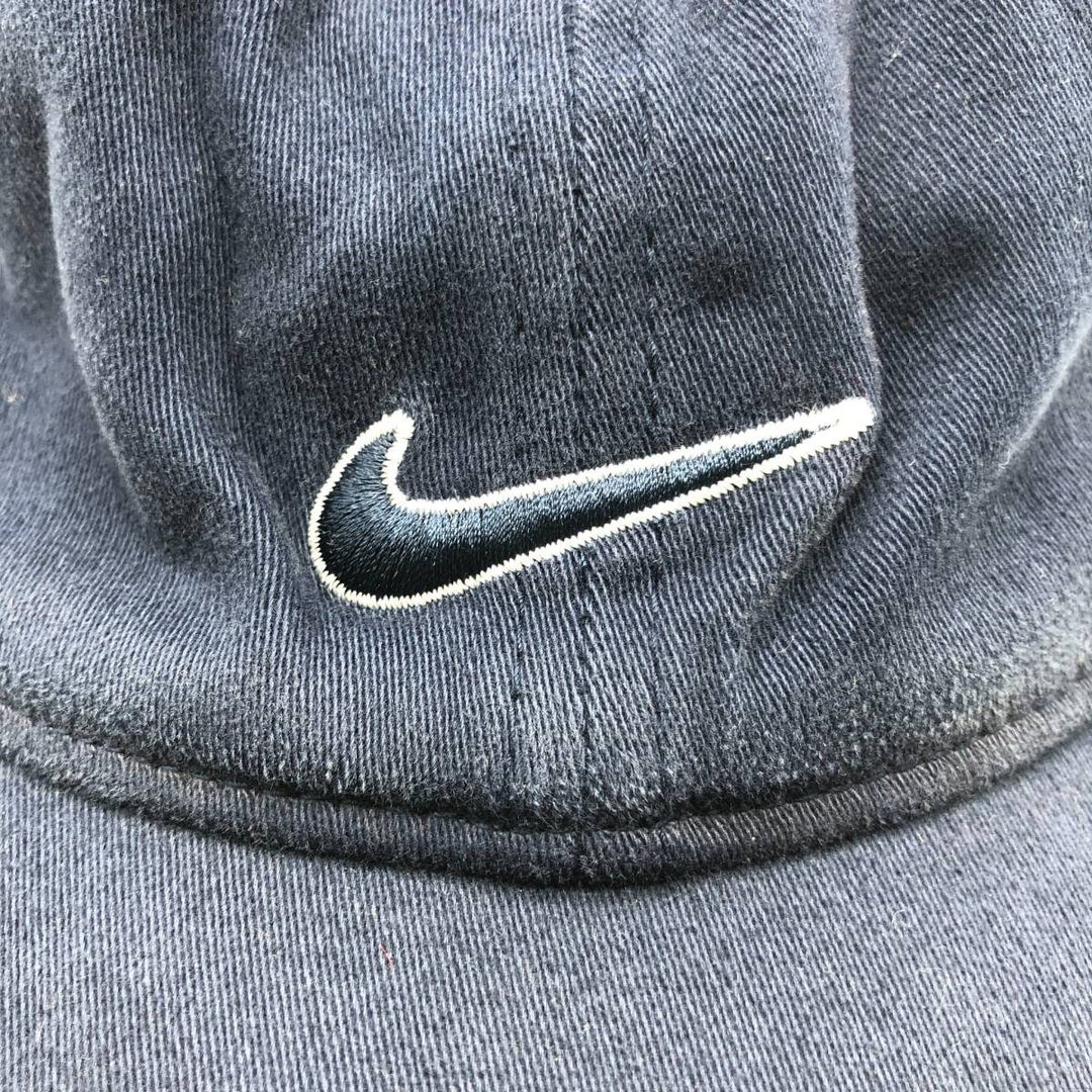 Nike Baseball Cap, 6-Panel Cap, One Size Fits Most cotton navy blue type Vintage Second Hand