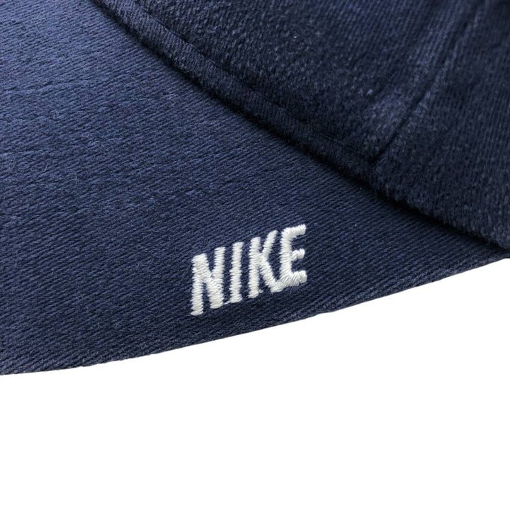Nike Baseball Cap, 6-Panel Cap, One Size Fits Most cotton navy blue type Vintage Second Hand