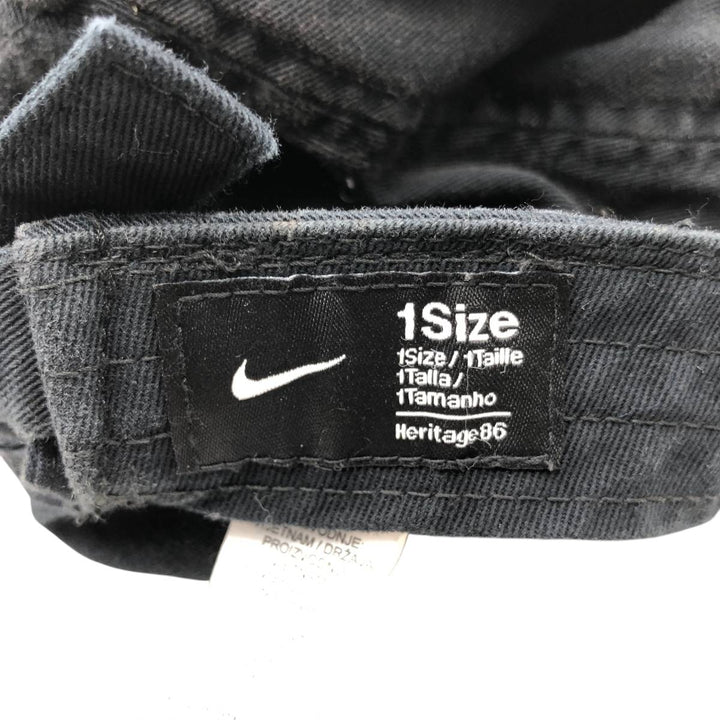 Nike Baseball Cap, 6-Panel Cap, One Size Fits Most cotton black type Vintage Second Hand