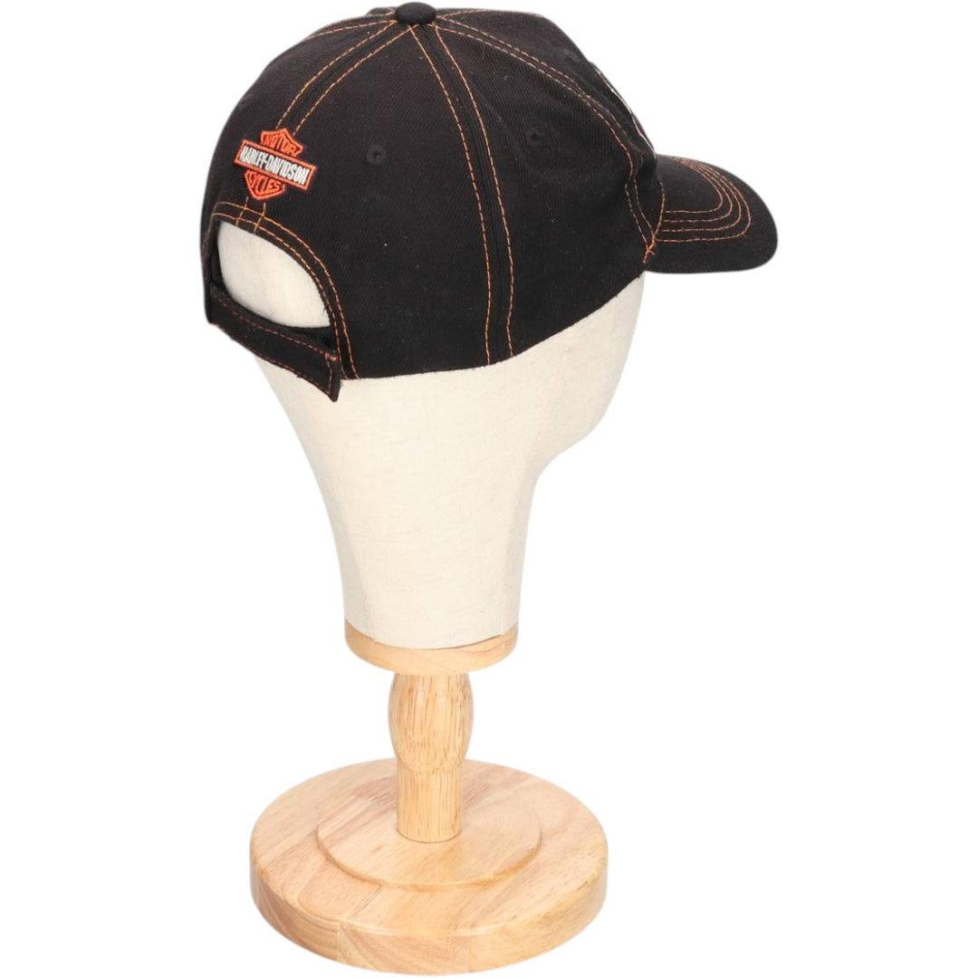 Harley-Davidson 6-Panel Baseball Cap, One Size Fits Most cotton black type Vintage Second Hand
