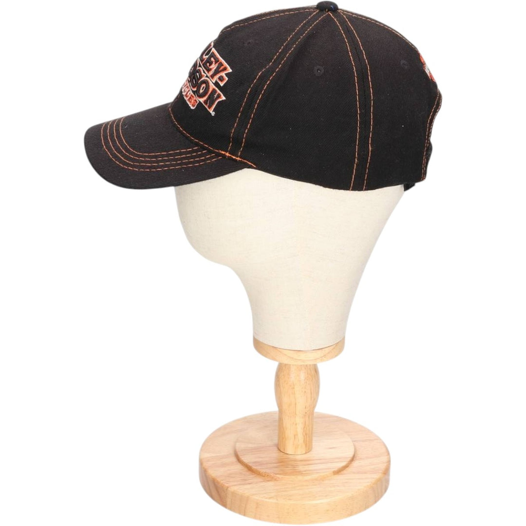 Harley-Davidson 6-Panel Baseball Cap, One Size Fits Most cotton black type Vintage Second Hand