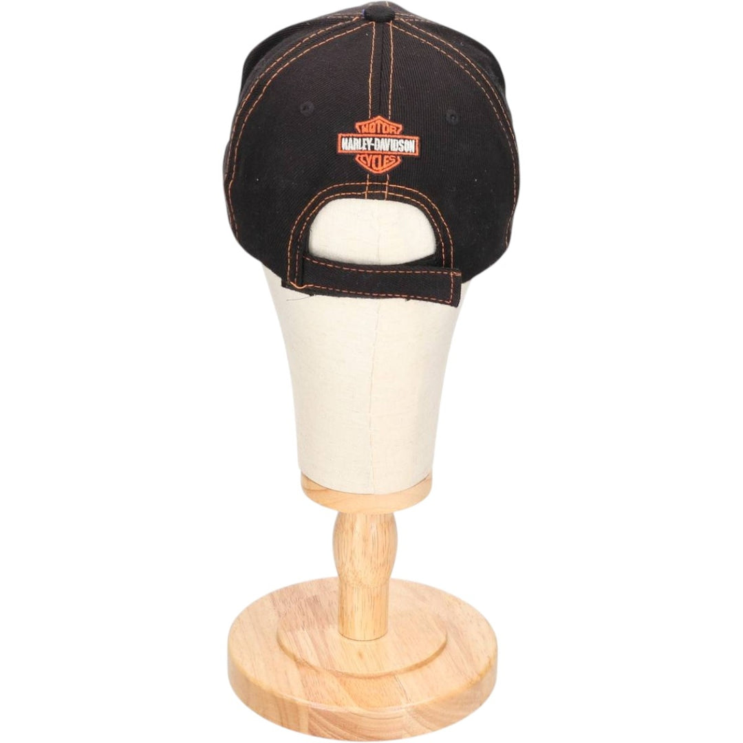Harley-Davidson 6-Panel Baseball Cap, One Size Fits Most cotton black type Vintage Second Hand