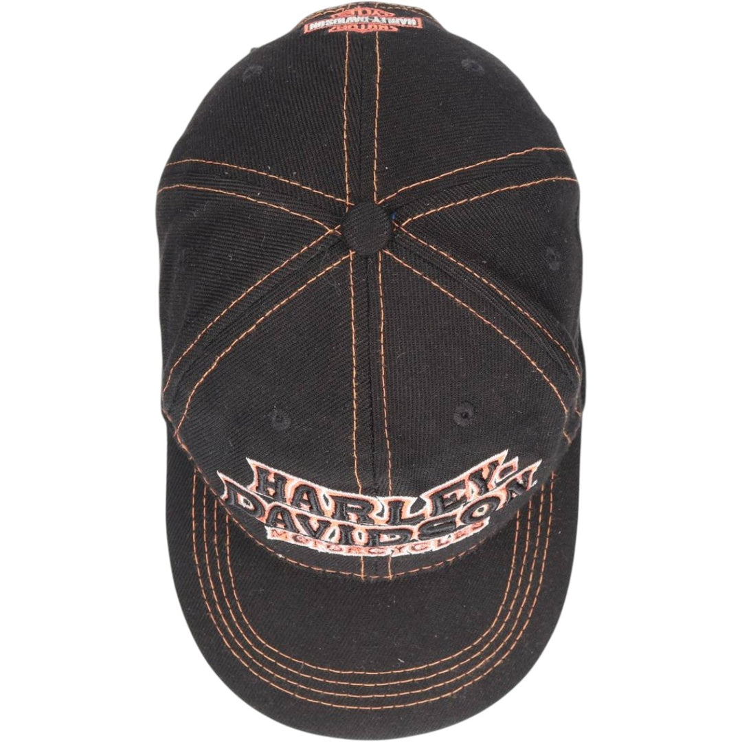Harley-Davidson 6-Panel Baseball Cap, One Size Fits Most cotton black type Vintage Second Hand
