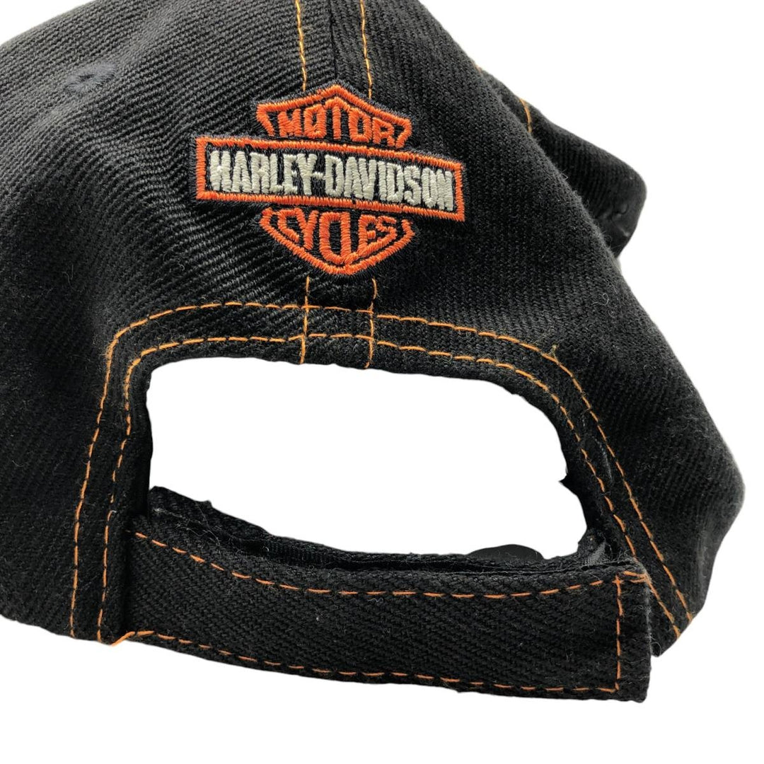 Harley-Davidson 6-Panel Baseball Cap, One Size Fits Most cotton black type Vintage Second Hand