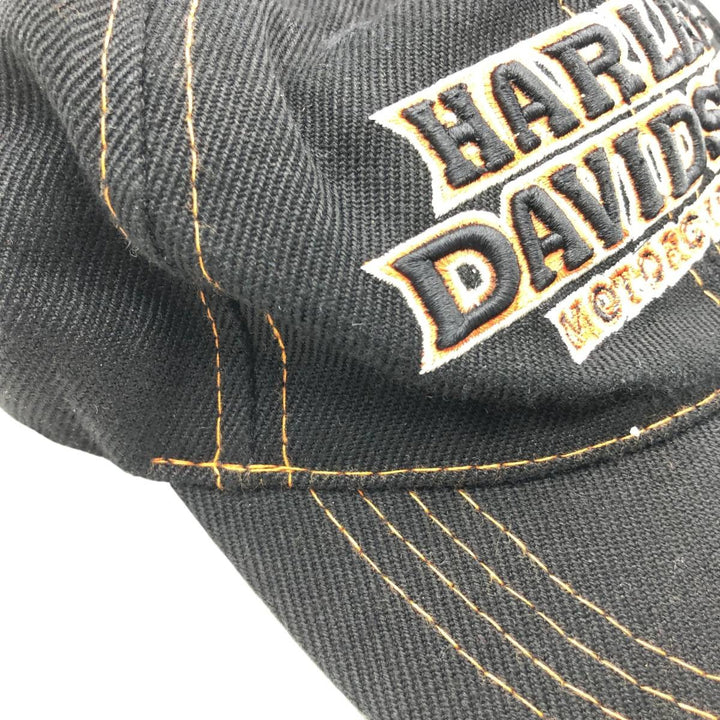 Harley-Davidson 6-Panel Baseball Cap, One Size Fits Most cotton black type Vintage Second Hand