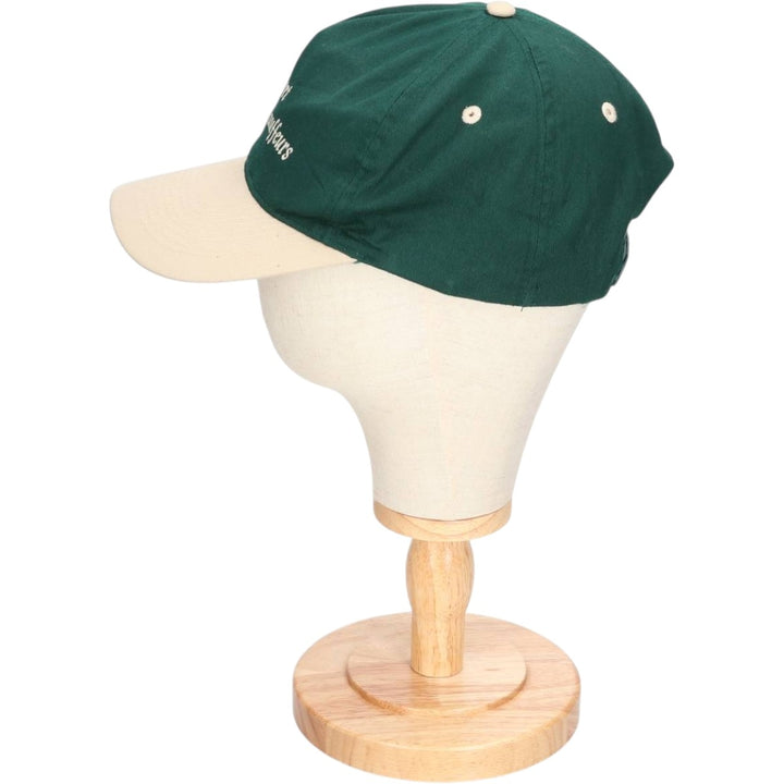 Otto Two-Tone Baseball Cap, 6-Panel, One Size Fits Most polyester Green type dark green Vintage Second Hand