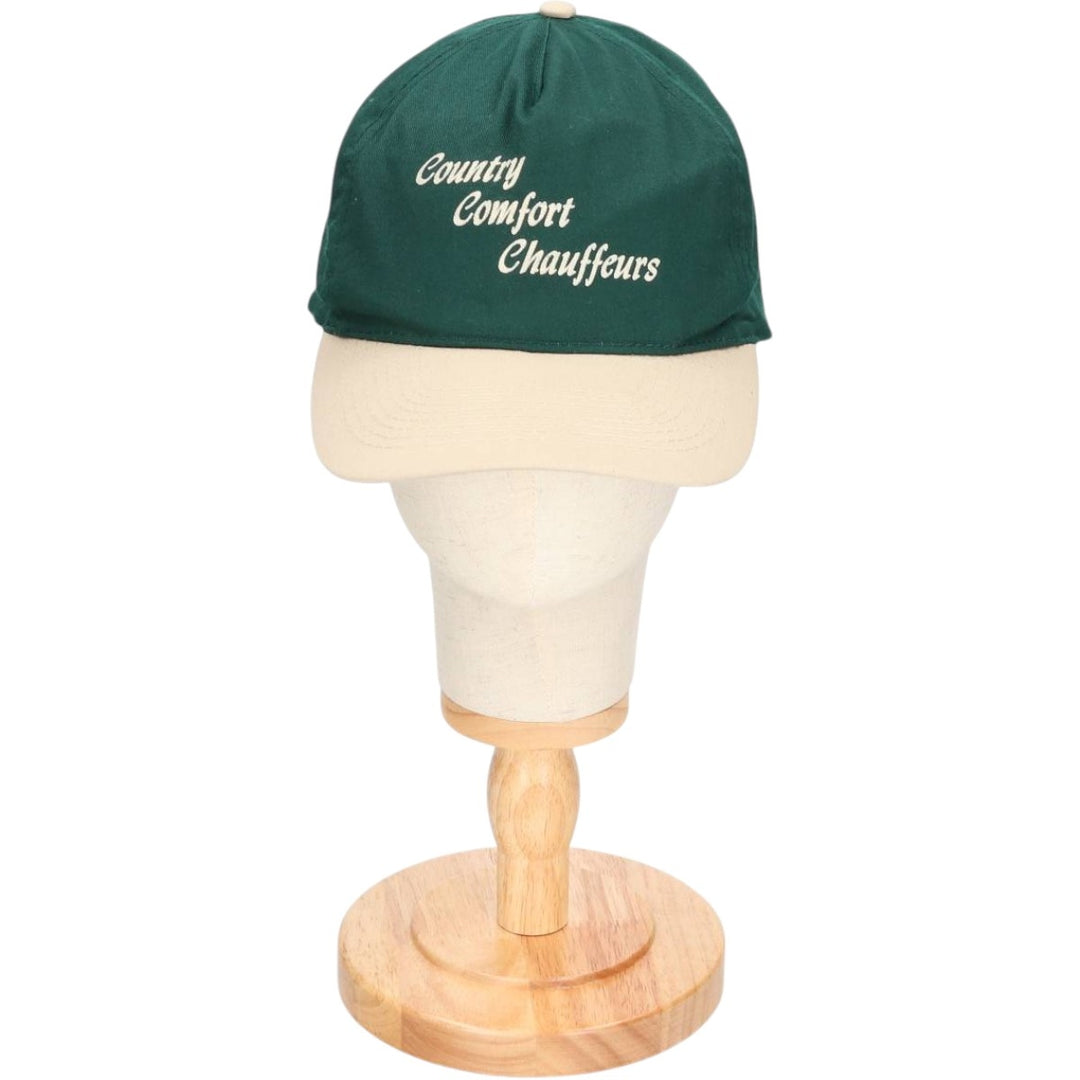 Otto Two-Tone Baseball Cap, 6-Panel, One Size Fits Most polyester Green type dark green Vintage Second Hand