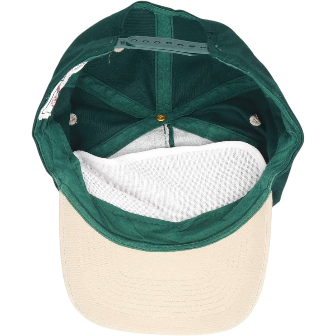 Otto Two-Tone Baseball Cap, 6-Panel, One Size Fits Most polyester Green type dark green Vintage Second Hand