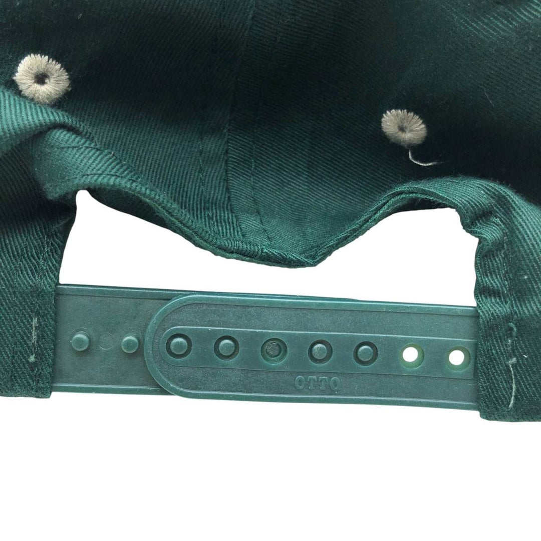 Otto Two-Tone Baseball Cap, 6-Panel, One Size Fits Most polyester Green type dark green Vintage Second Hand
