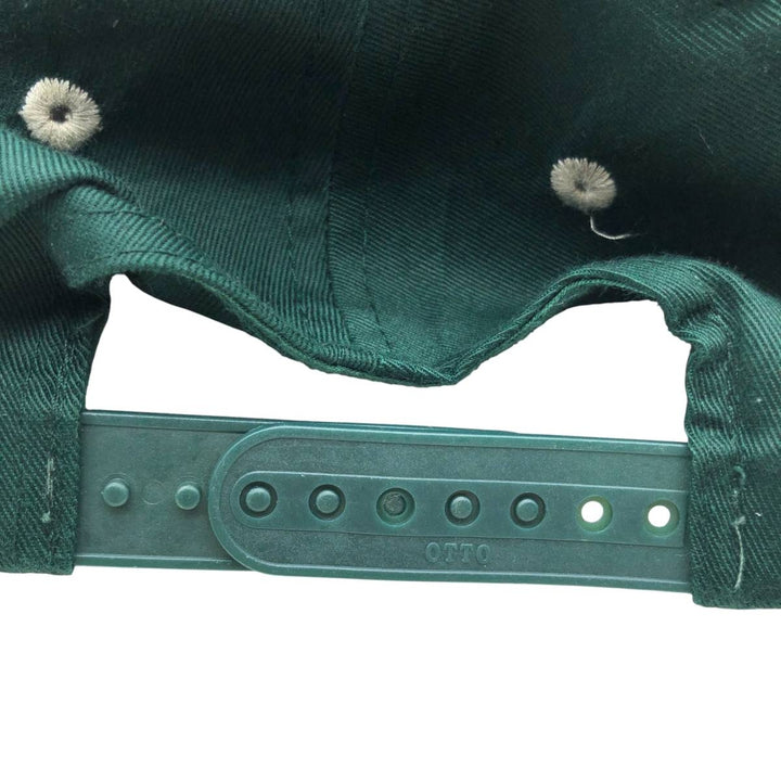 Otto Two-Tone Baseball Cap, 6-Panel, One Size Fits Most polyester Green type dark green Vintage Second Hand