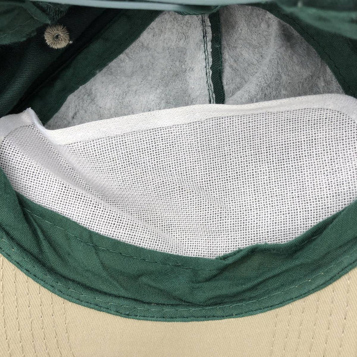 Otto Two-Tone Baseball Cap, 6-Panel, One Size Fits Most polyester Green type dark green Vintage Second Hand