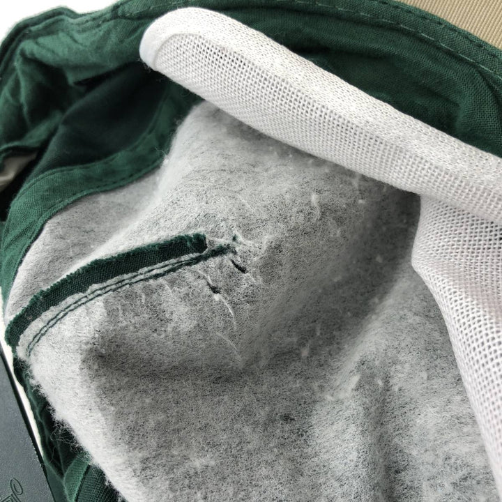 Otto Two-Tone Baseball Cap, 6-Panel, One Size Fits Most polyester Green type dark green Vintage Second Hand