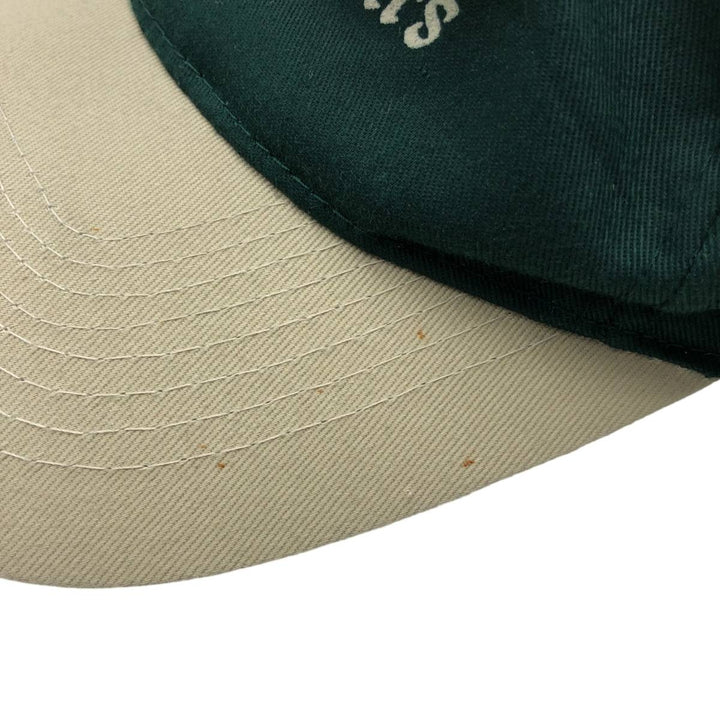 Otto Two-Tone Baseball Cap, 6-Panel, One Size Fits Most polyester Green type dark green Vintage Second Hand