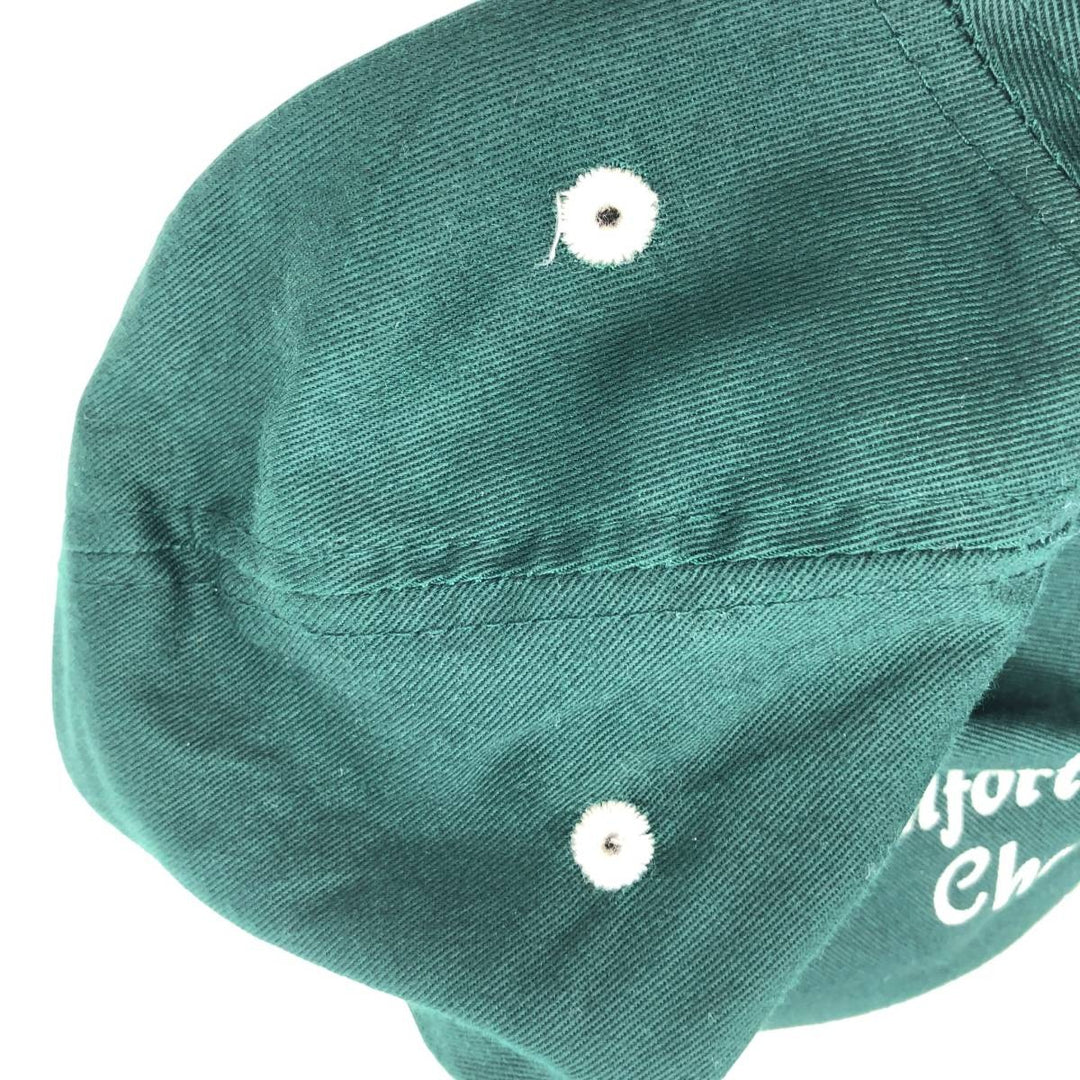 Otto Two-Tone Baseball Cap, 6-Panel, One Size Fits Most polyester Green type dark green Vintage Second Hand